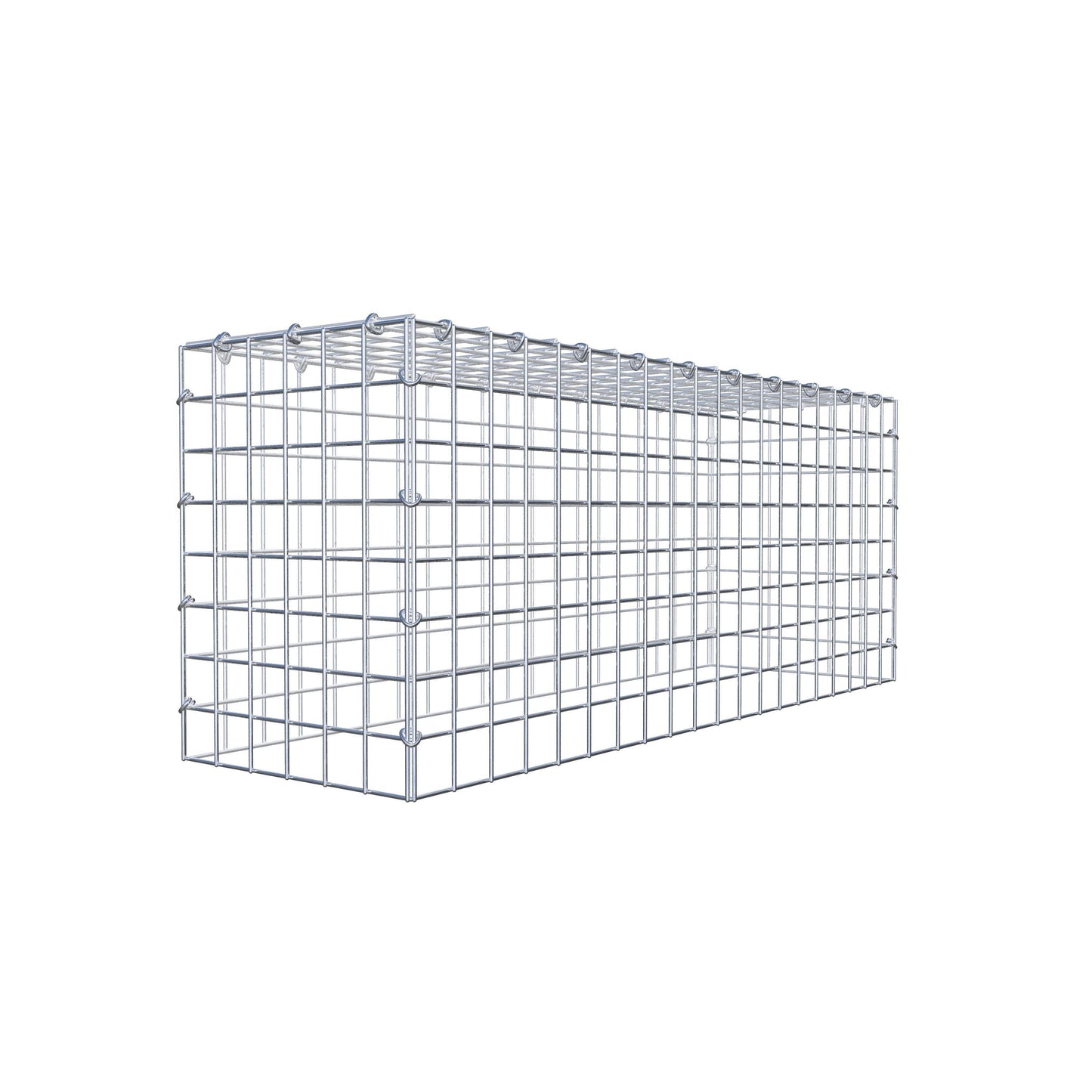 Type 3 oplegkorf 100 cm x 40 cm x 30 cm (L x H x D), maaswijdte 5 cm x 5 cm, C-ring