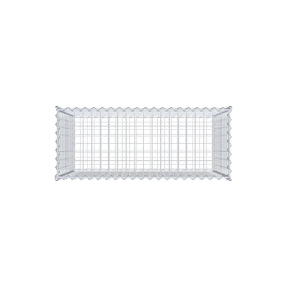 Gabbione 100 cm x 70 cm x 40 cm (L x H x P), maglia 5 cm x 5 cm, spirale