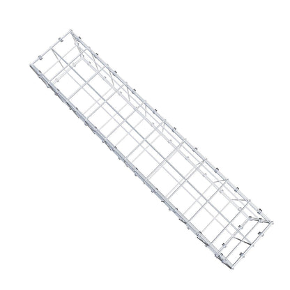 Gabion 100 cm x 20 cm x 20 cm (L x H x D), maskstorlek 10 x 10 cm, spiralring