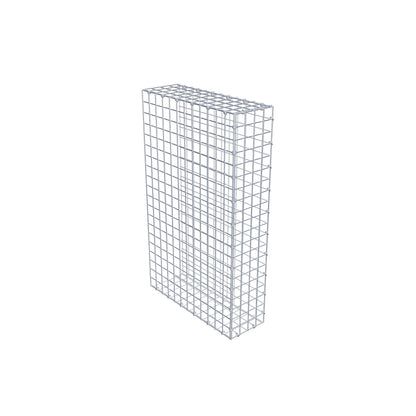 Gavión adicional tipo 2 100 cm x 60 cm x 20 cm (L x A x P), malla 5 cm x 5 cm, anillo en C