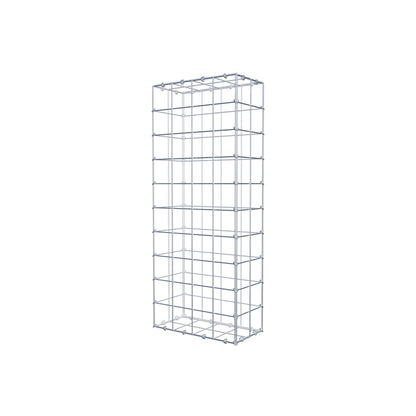 Gabion 100 cm x 20 cm x 40 cm (L x H x D), mesh size 10 cm x 10 cm, C-ring
