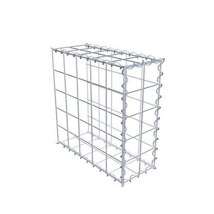 Gabbione aggiuntivo tipo 2 50 cm x 50 cm x 20 cm (L x H x P), dimensione maglia 10 cm x 10 cm, a spirale