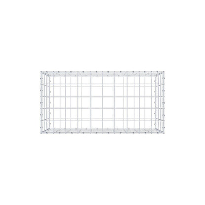 Gabbione 100 cm x 50 cm x 50 cm (L x H x P), maglia 10 x 10 cm, anello a spirale
