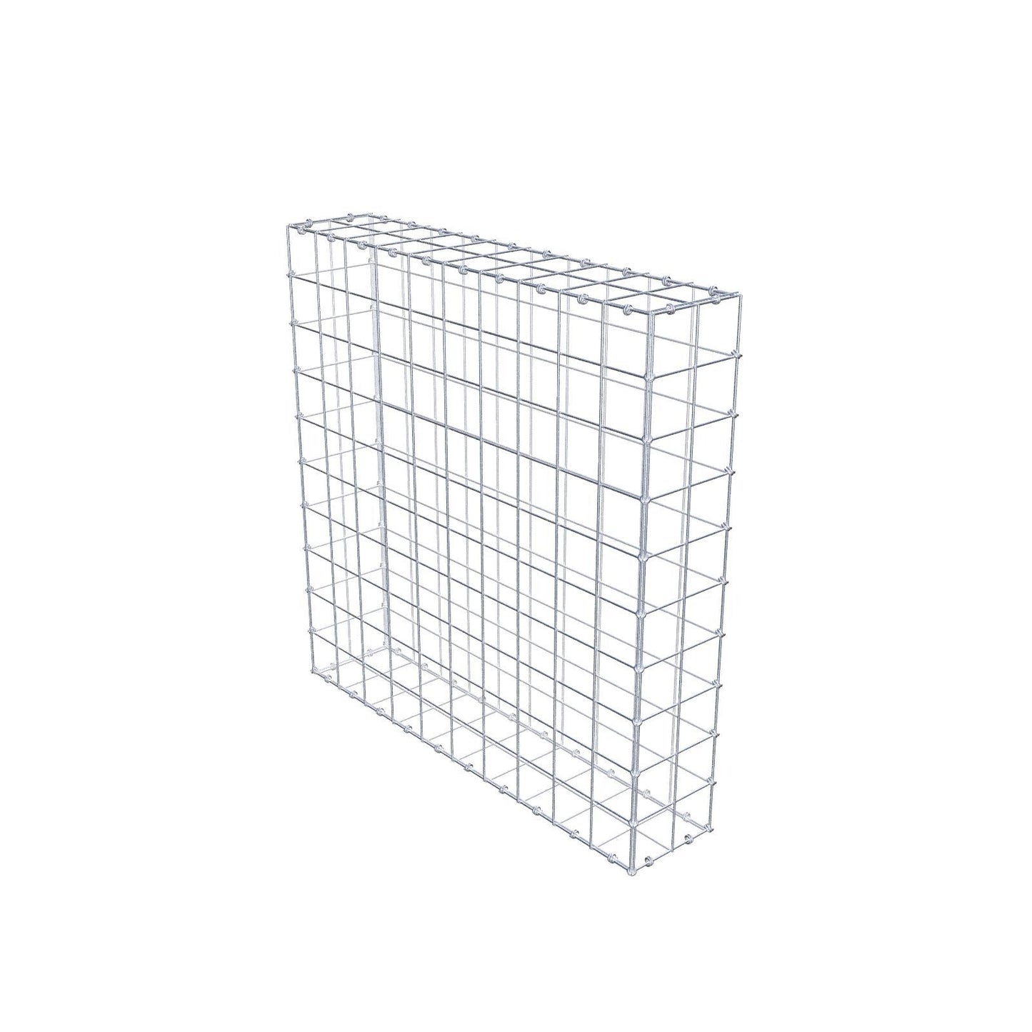 Schanskorf 100 cm x 100 cm x 20 cm (L x H x D), maaswijdte 10 x 10 cm, spiraalring