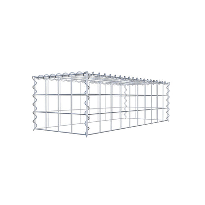 Grown-on gabion type 3 100 cm x 30 cm x 40 cm (L x H x D), mesh size 10 cm x 10 cm, spiral
