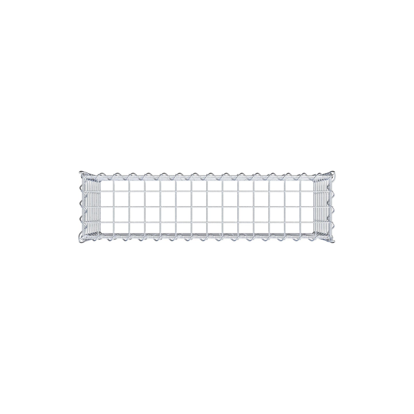 Add-on schanskorf type 3 80 cm x 40 cm x 20 cm (L x H x D), maaswijdte 5 cm x 5 cm, spiraalvormig