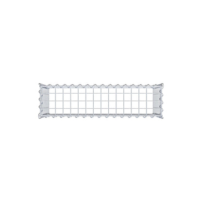 Add-on schanskorf type 3 80 cm x 40 cm x 20 cm (L x H x D), maaswijdte 5 cm x 5 cm, spiraalvormig