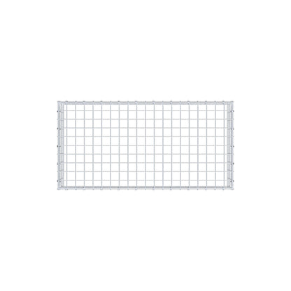 Anbaugabione Typ 3 100 cm x 20 cm x 50 cm (L x H x T), Maschenweite 5 cm x 5 cm, C-Ring