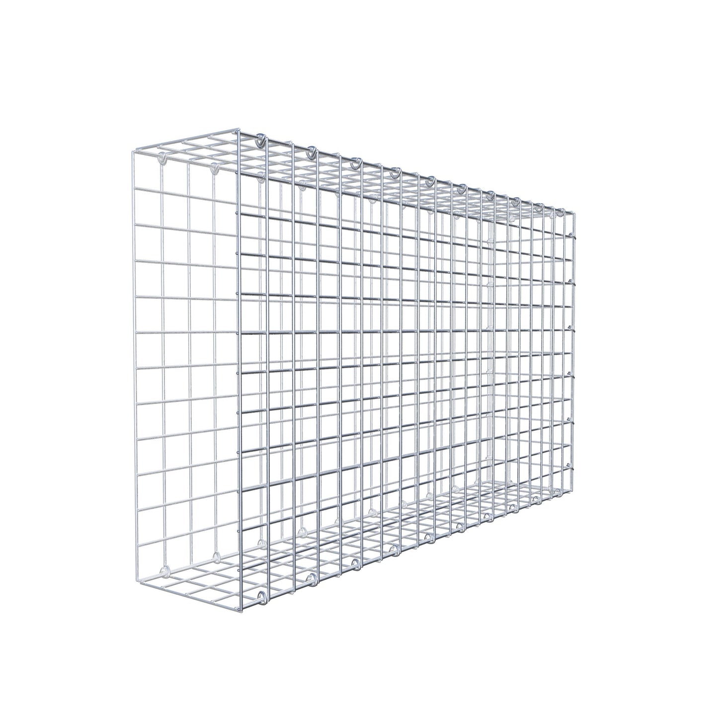 Gavión adicional tipo 2 100 cm x 60 cm x 20 cm (L x A x P), malla 5 cm x 5 cm, anillo en C