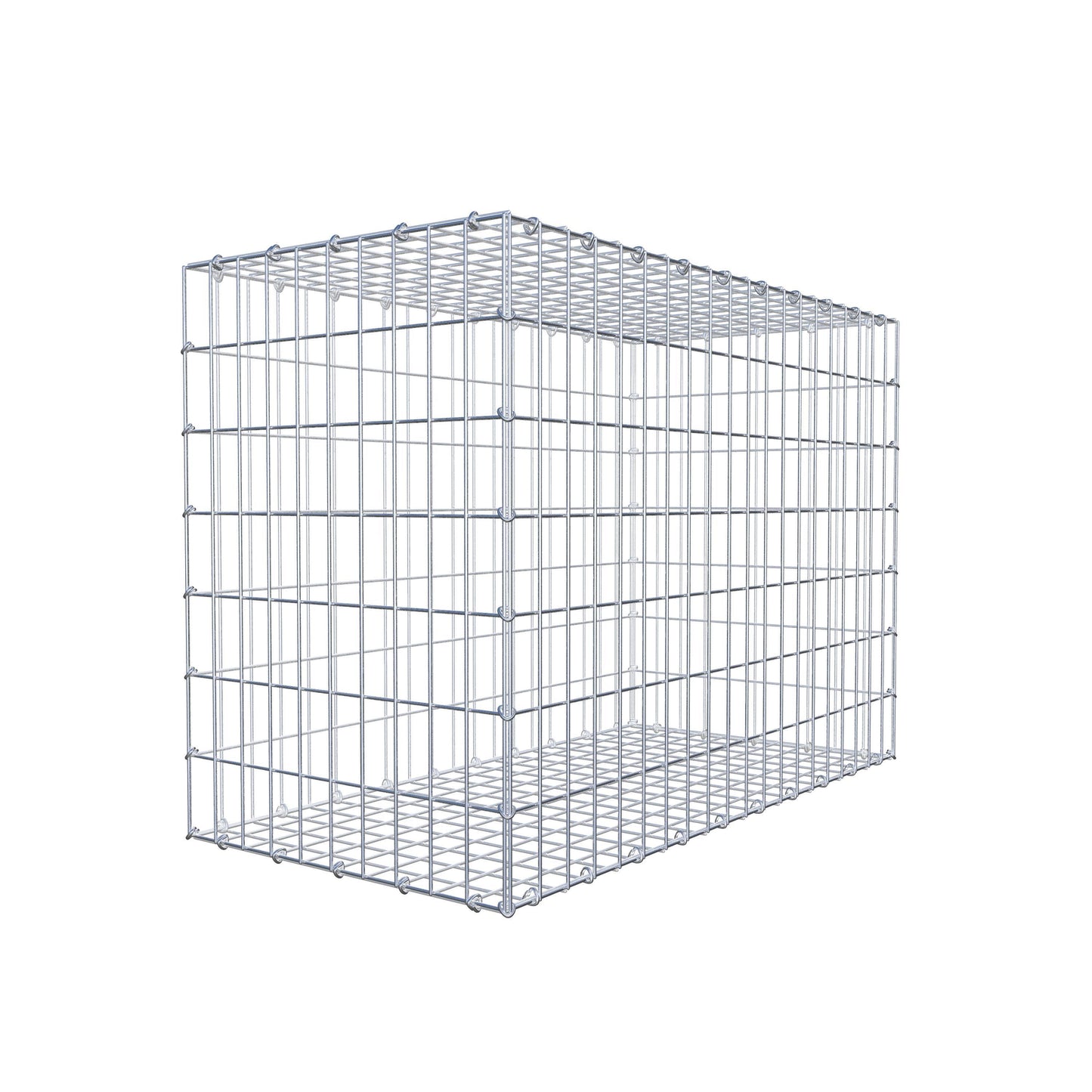 Gabione 100 cm x 70 cm x 50 cm (L x H x T), Maschenweite 5 cm x 10 cm, C-Ring