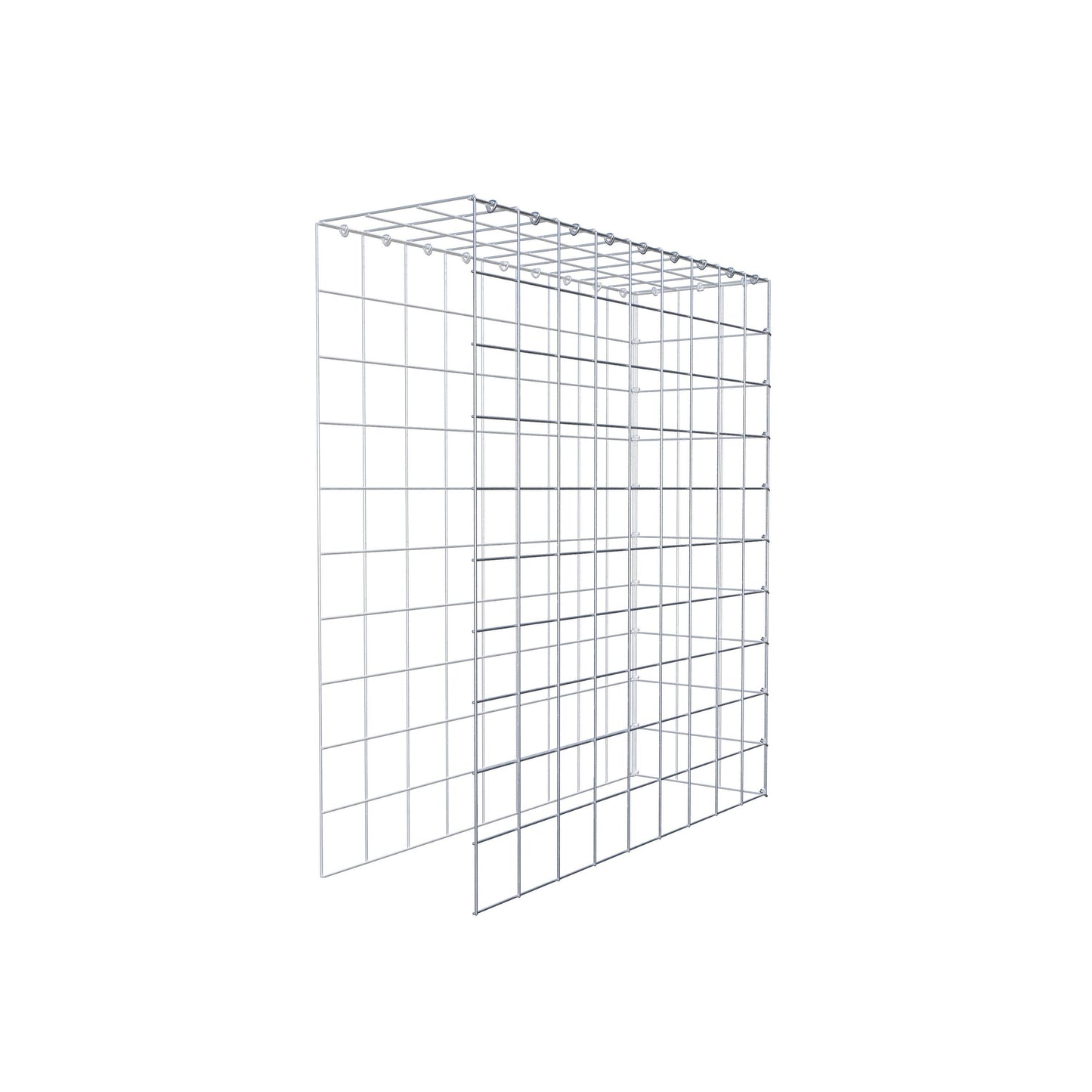 Gavión adicional tipo 4 100 cm x 90 cm x 30 cm (L x A x P), malla 10 cm x 10 cm, anillo en C