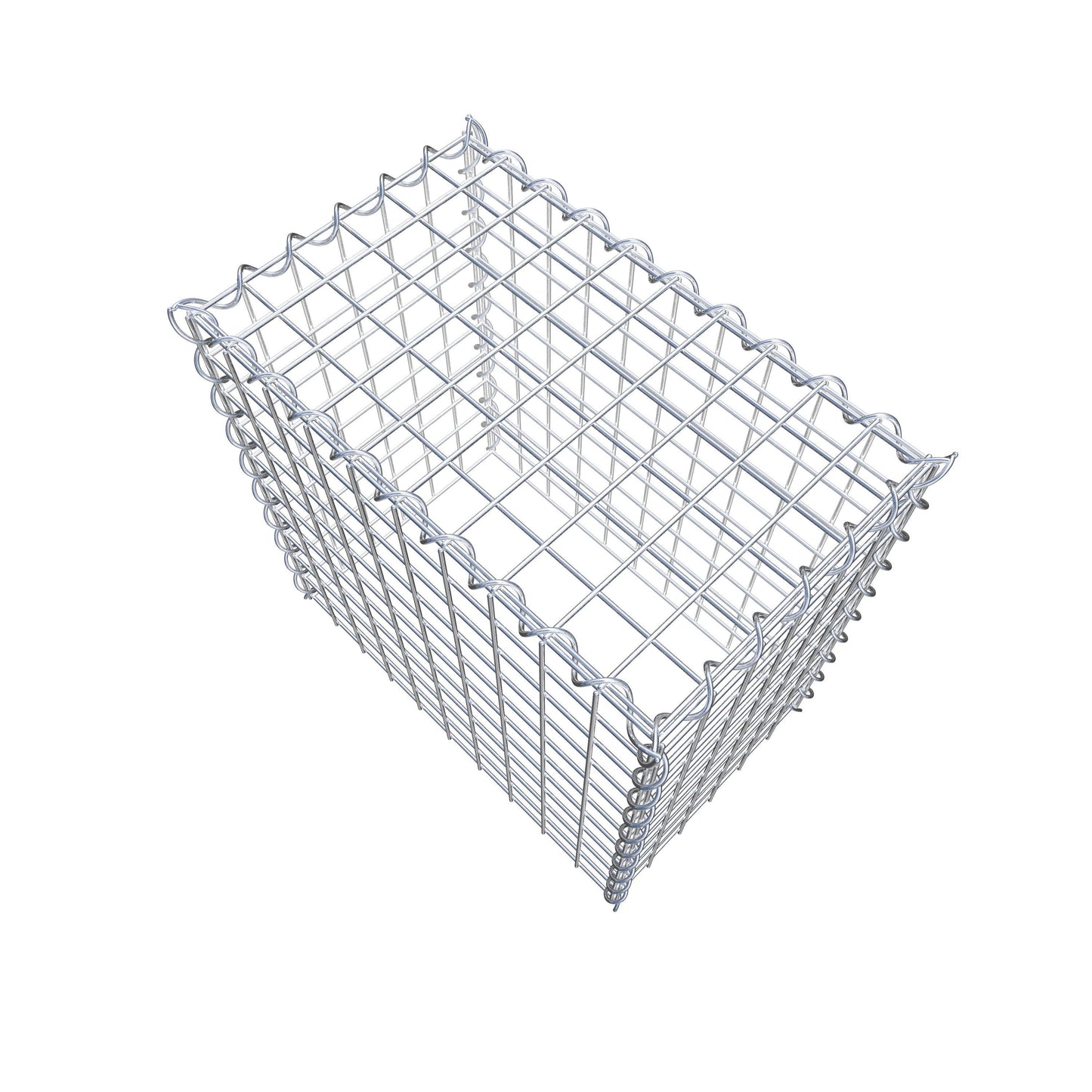 Gavión adicional tipo 3 50 cm x 50 cm x 30 cm (L x A x P), malla 5 cm x 5 cm, en espiral