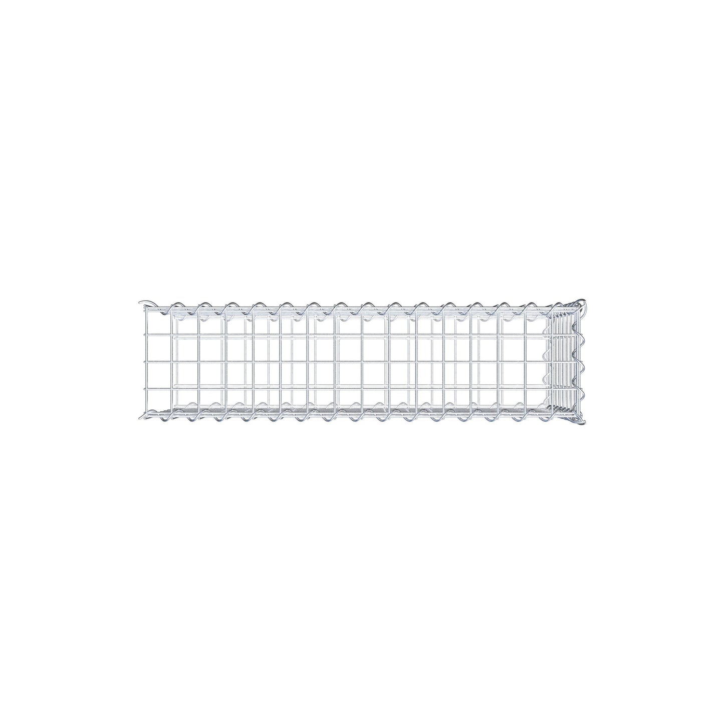 Gavión complementario tipo 2 80 cm x 40 cm x 20 cm (L x A x P), malla 5 cm x 5 cm, espiral