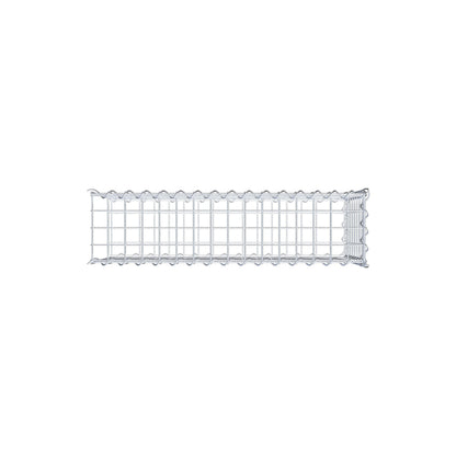 Gavión complementario tipo 2 80 cm x 40 cm x 20 cm (L x A x P), malla 5 cm x 5 cm, espiral