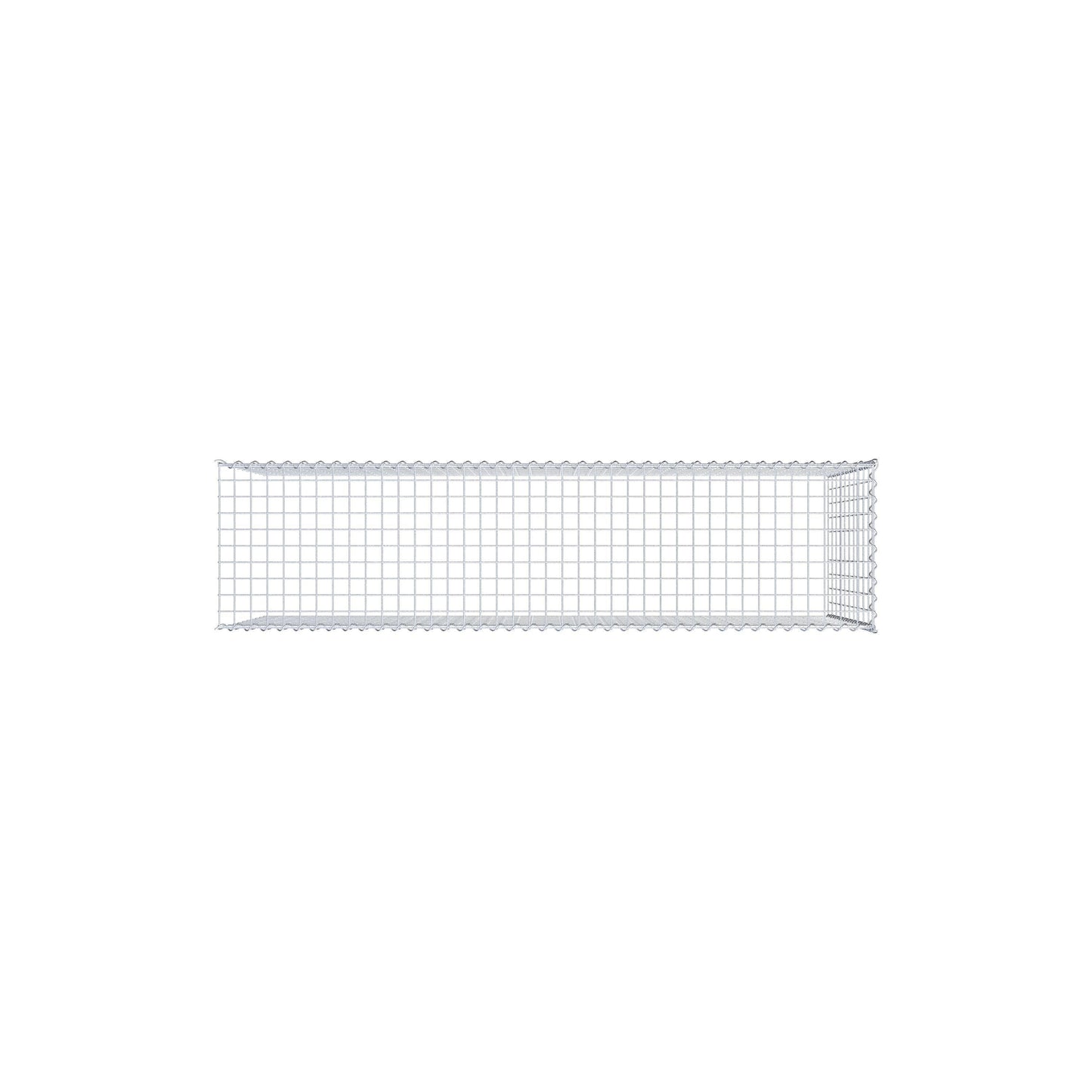 Grown-on gabion type 4 200 cm x 100 cm x 50 cm (L x H x D), mesh size 5 cm x 10 cm, spiral