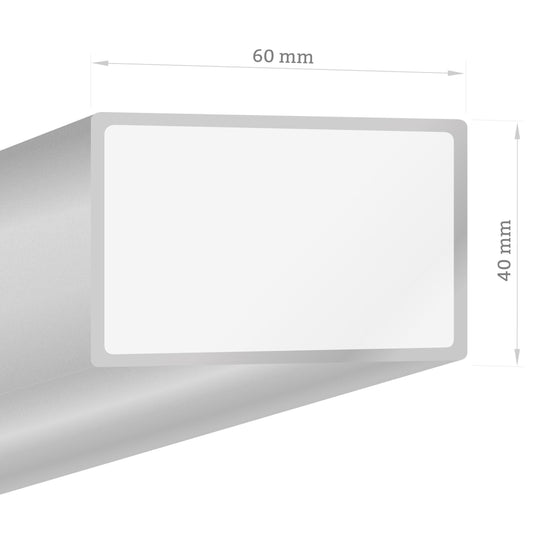 Paal 40 x 60 mm (voor paalschoen / om te bevestigen met pluggen) Lengte: 75 cm