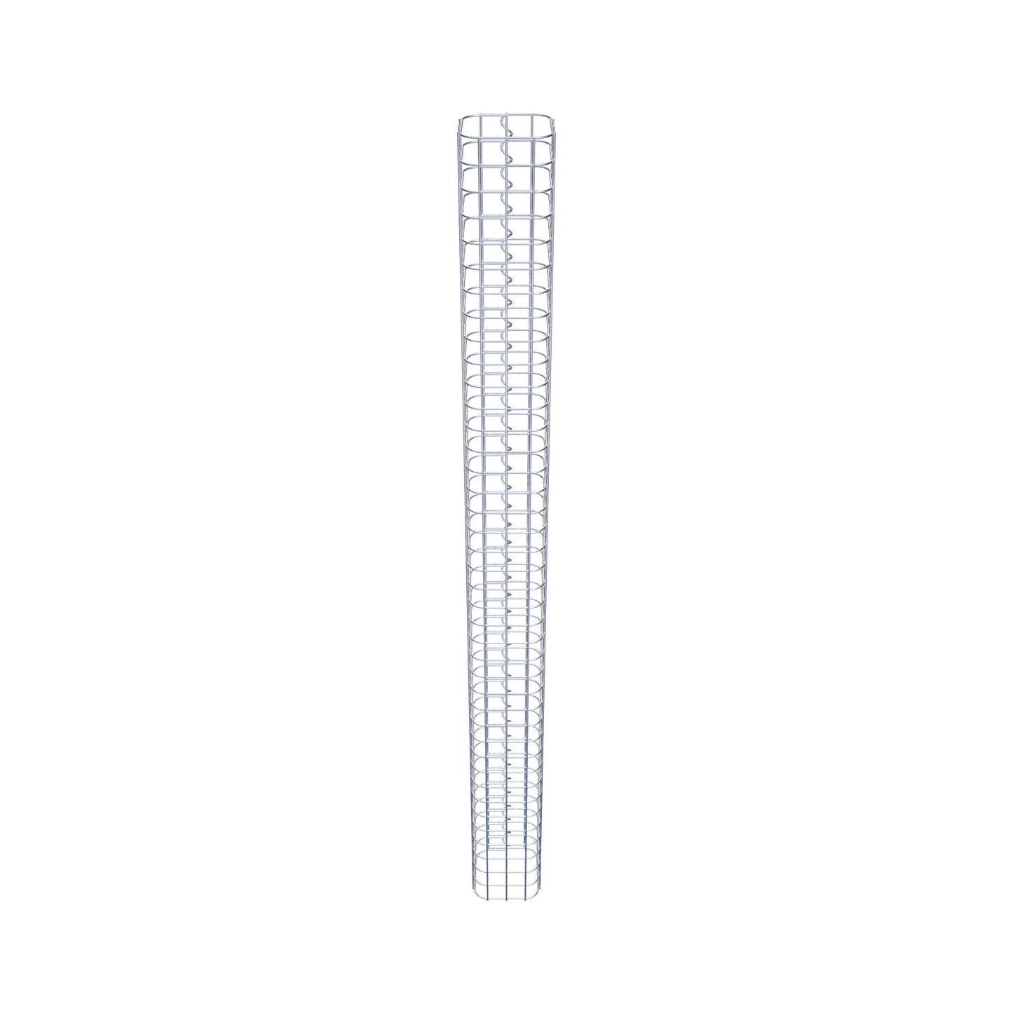 Gabionensäule eckig 17 cm x 17 cm, 200 cm Höhe, MW 5 cm x 5 cm