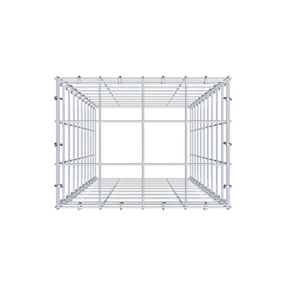 Gabbione aggiuntivo di tipo 3 100 cm x 40 cm x 30 cm (L x H x P), maglia 10 cm x 10 cm, anello a C