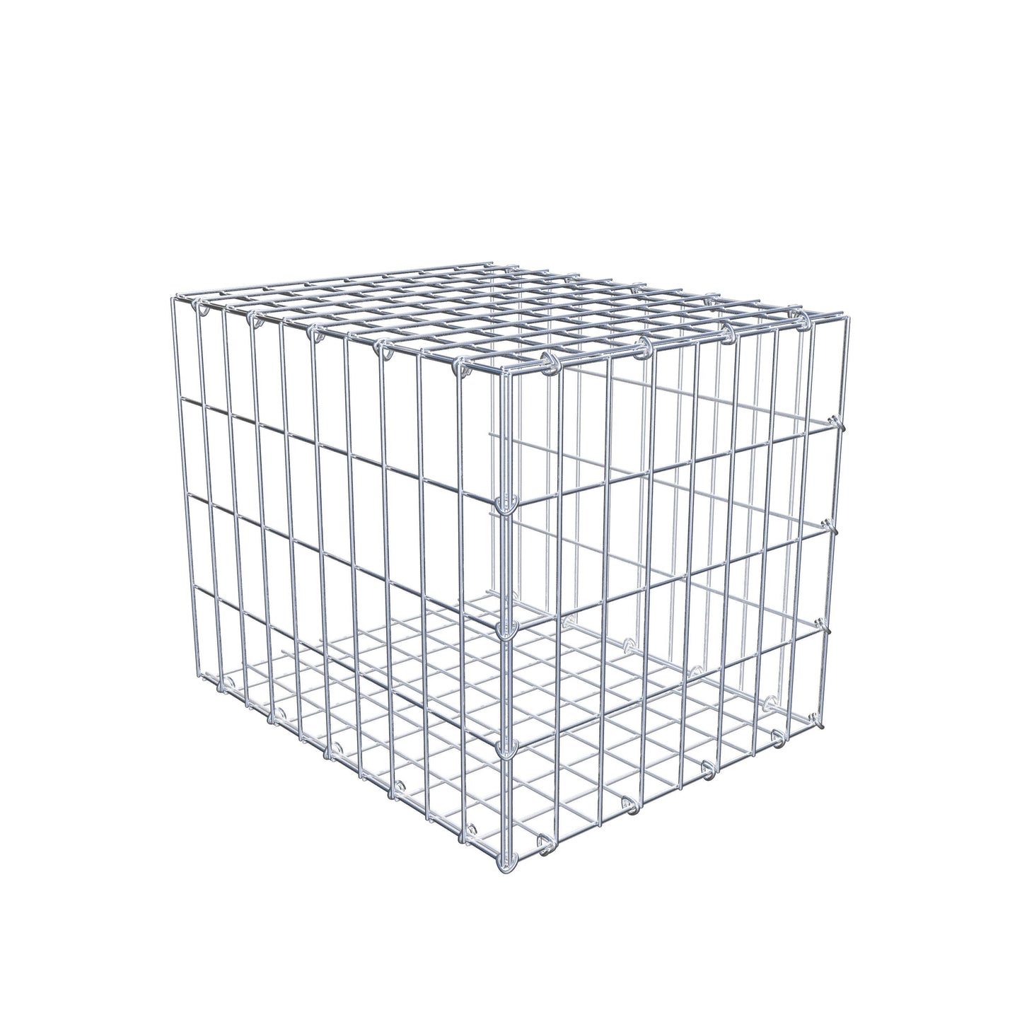 Anbaugabione Typ 2 50 cm x 40 cm x 40 cm, Maschenweite 5 cm x 10 cm, C-Ring