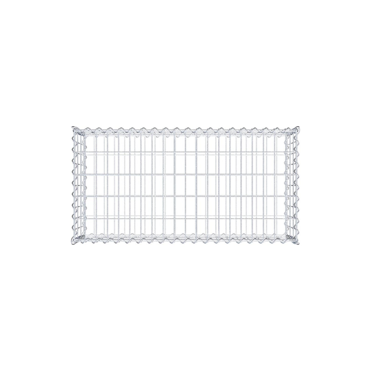 Gabione 100 cm x 30 cm x 50 cm (L x H x T), Maschenweite 5 cm x 10 cm, Spirale