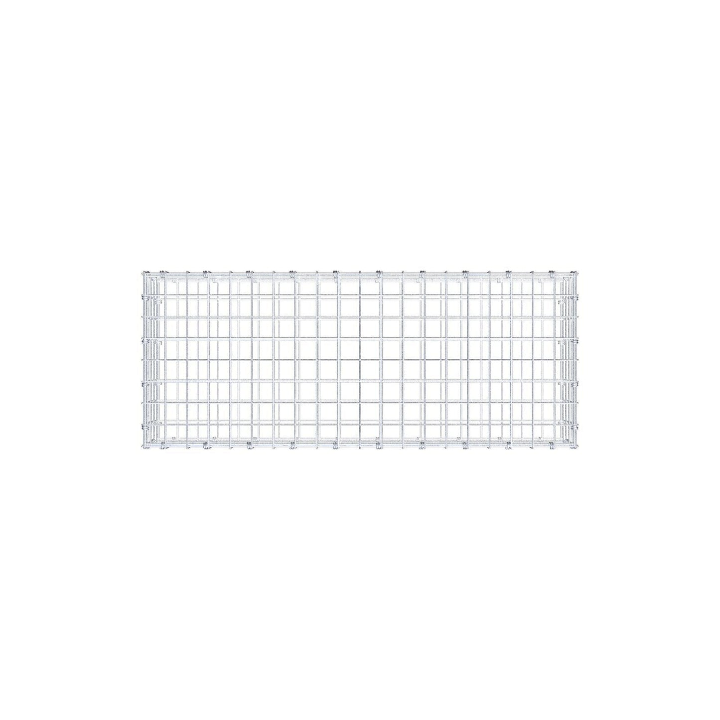 Schanskorf 100 cm x 20 cm x 40 cm (L x H x D), maaswijdte 5 x 5 cm, spiraalring