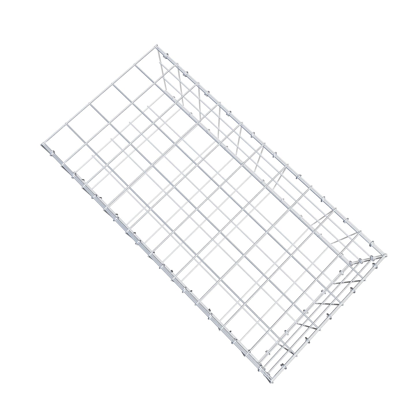 Fourche rapportée type 2 100 cm x 30 cm x 50 cm (L x H x P), mailles 10 cm x 10 cm, anneau C