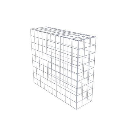 Gavión adicional tipo 4 100 cm x 90 cm x 30 cm (L x A x P), malla 10 cm x 10 cm, anillo en C