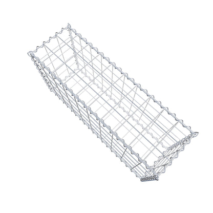 Lot de 2 gabions 100 cm x 50 cm x 30 cm (L x H x P), mailles 10 x 10 cm, spirale