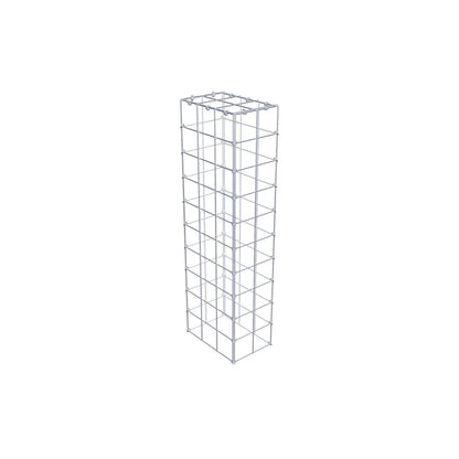 Monteret gabion type 3 100 cm x 30 cm x 20 cm (L x H x D), maskestørrelse 10 cm x 10 cm, C-ring