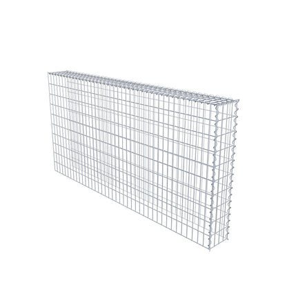 Gabion rapporté type 4 200 cm x 100 cm x 20 cm (L x H x P), mailles 5 cm x 10 cm, spirale