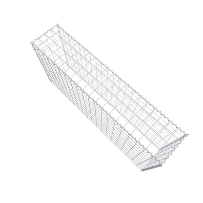 Anbaugabione Typ 3 200 cm x 100 cm x 40 cm (L x H x T), Maschenweite 10 cm x 10 cm, Spirale