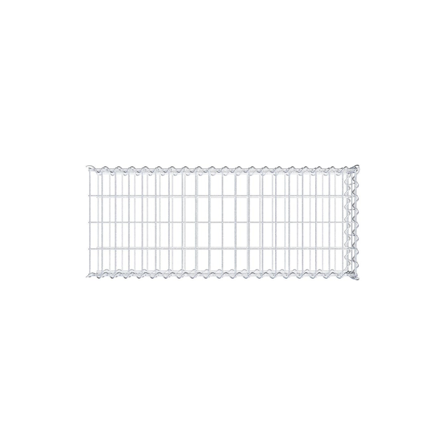 Anbaugabione Typ 2 100 cm x 20 cm x 40 cm (L x H x T), Maschenweite 5 cm x 10 cm, Spirale