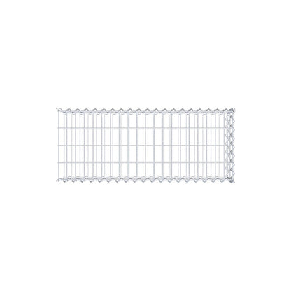 Anbaugabione Typ 2 100 cm x 20 cm x 40 cm (L x H x T), Maschenweite 5 cm x 10 cm, Spirale