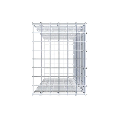 Anbaugabione Typ 2 100 cm x 30 cm x 40 cm (L x H x T), Maschenweite 5 cm x 5 cm, C-Ring