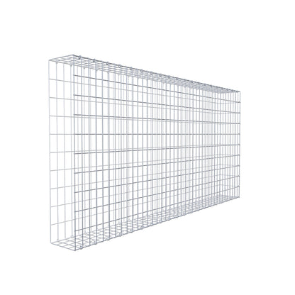 Mounted gabion type 2 200 cm x 100 cm x 20 cm, mesh size 5 cm x 10 cm, C-ring