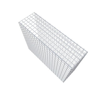 Extra gabion typ 4 100 cm x 80 cm x 30 cm (L x H x D), maskstorlek 5 cm x 5 cm, C-ring