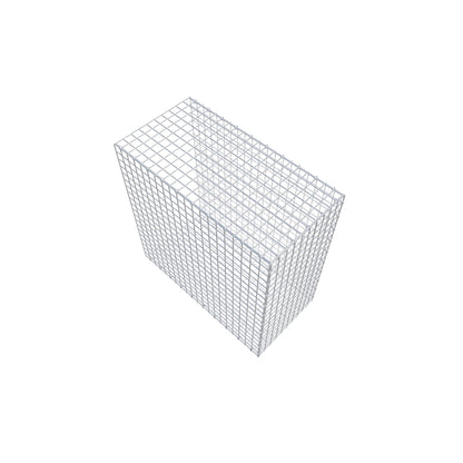 Monteret gabion type 2 100 cm x 100 cm x 50 cm (L x H x D), maskestørrelse 5 cm x 5 cm, C-ring