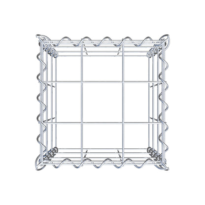 Anbaugabione Typ 3 30 cm x 30 cm x 30 cm (L x H x T), Maschenweite 10 cm x 10 cm, Spirale