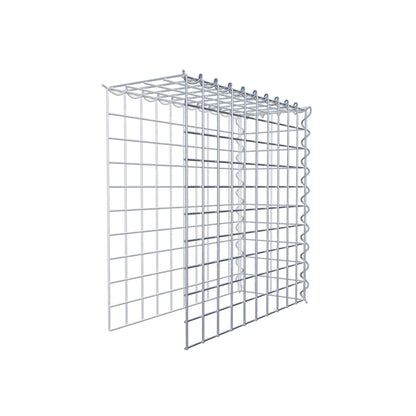 Opvokset gabion type 4 50 cm x 50 cm x 20 cm (L x H x D), maskestørrelse 5 cm x 5 cm, spiral