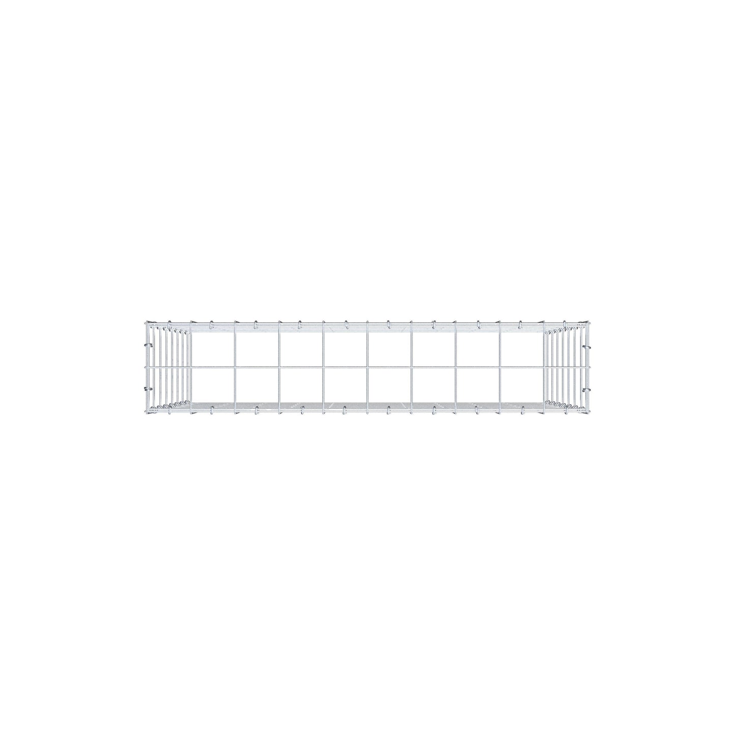 Gabbione aggiuntivo di tipo 3 100 cm x 70 cm x 20 cm (L x H x P), maglia 10 cm x 10 cm, anello a C
