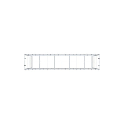 Gabbione aggiuntivo di tipo 3 100 cm x 70 cm x 20 cm (L x H x P), maglia 10 cm x 10 cm, anello a C