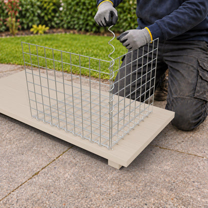 Gabion 50 cm x 40 cm x 40 cm (L x H x D), maskestørrelse 5 cm x 5 cm, spiral