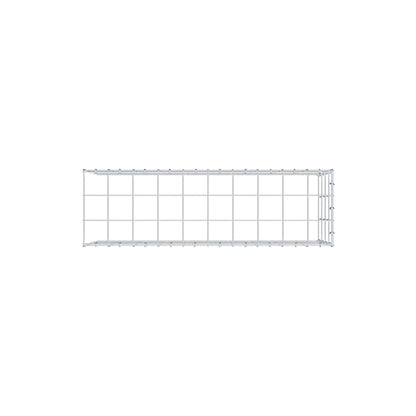 Gabbione aggiuntivo tipo 4 100 cm x 40 cm x 30 cm (L x A x P), maglia 10 cm x 10 cm, anello a C