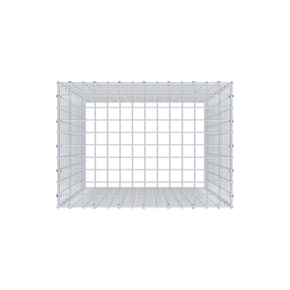 Gabbione aggiuntivo di tipo 3 100 cm x 70 cm x 50 cm (L x A x P), maglia 5 cm x 5 cm, anello a C