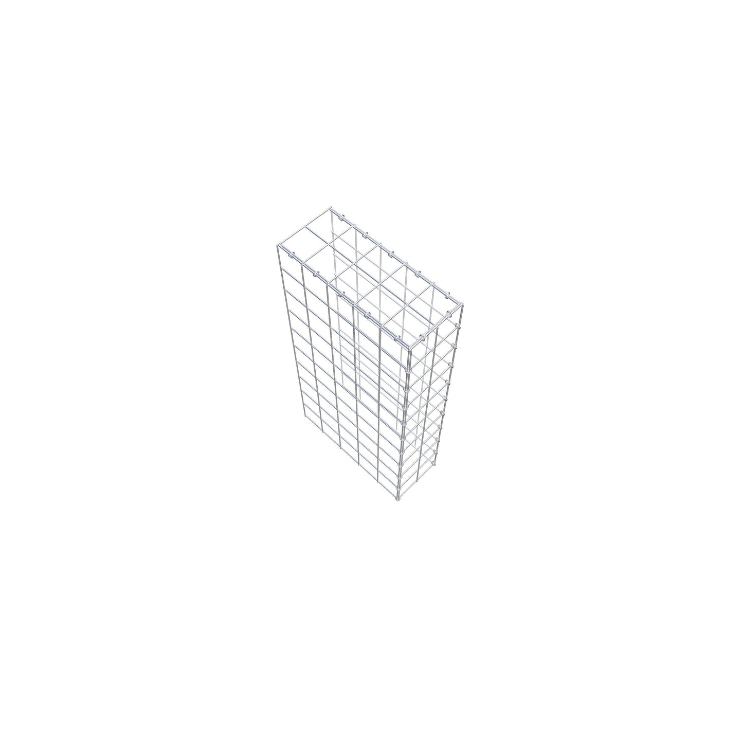 Gavión complementario de tipo 4 100 cm x 50 cm x 20 cm (L x A x P), malla 10 cm x 10 cm, anillo en C