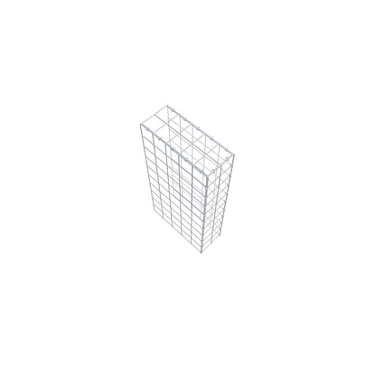 Gavión complementario de tipo 4 100 cm x 50 cm x 20 cm (L x A x P), malla 10 cm x 10 cm, anillo en C