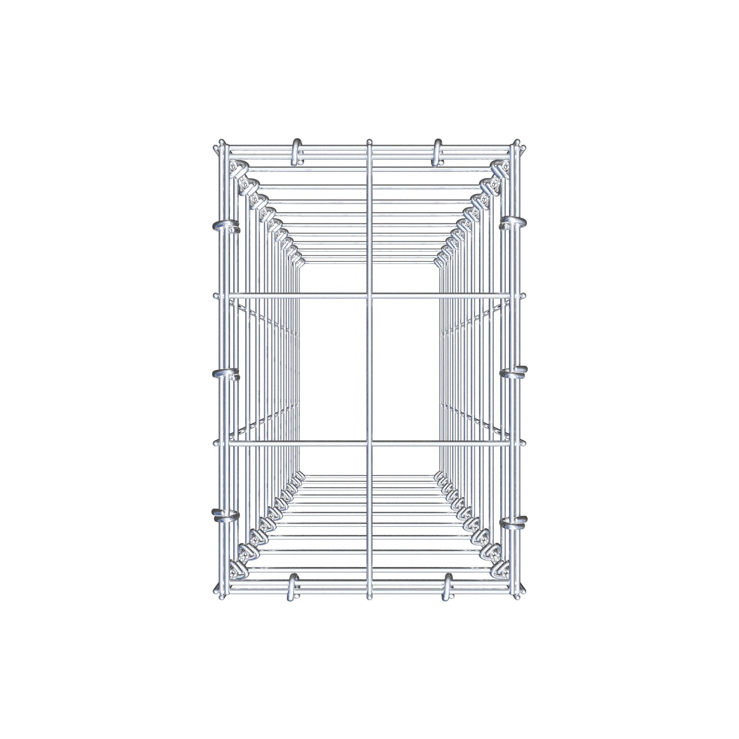 Fourche rapportée type 3 100 cm x 20 cm x 30 cm (L x H x P), maille 10 cm x 10 cm, anneau en C