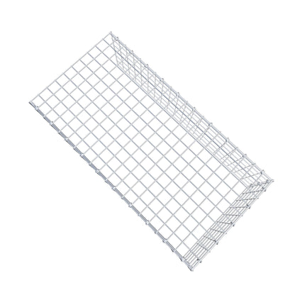 Type 4 oplegkorf 100 cm x 30 cm x 50 cm (L x H x D), maaswijdte 5 cm x 5 cm, C-ring