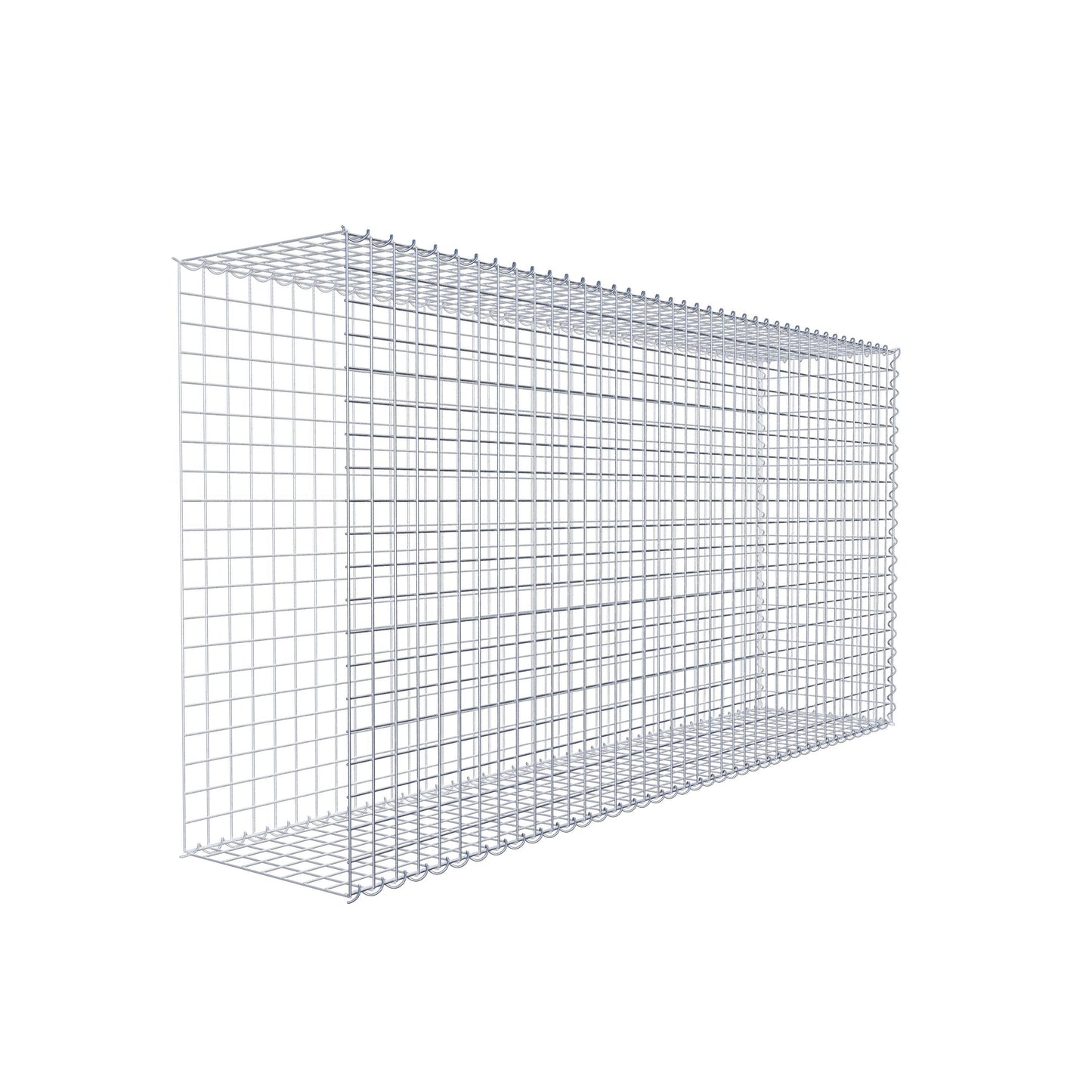Gavión complementario tipo 2 200 cm x 100 cm x 40 cm (L x A x P), malla 5 cm x 5 cm, espiral