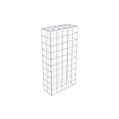 Gabion 100 cm x 20 cm x 50 cm (L x H x D), maskestørrelse 10 cm x 10 cm, C-ring